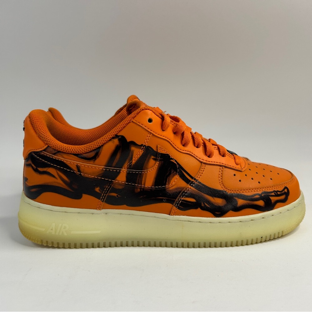 Nike Air Force 1 “Orange Skeleton Halloween” 2023 - Picture 4 of 8